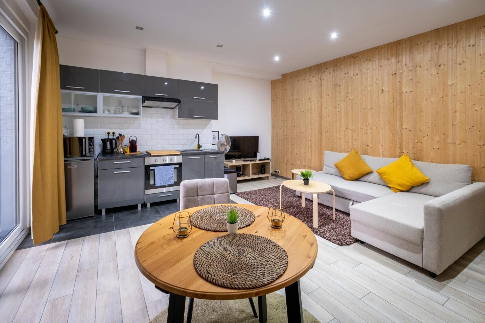 שרלרואה Nomad Apartments - Henin חדר תמונה